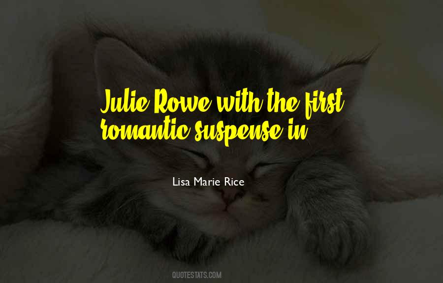 Lisa Marie Rice Quotes #1046970