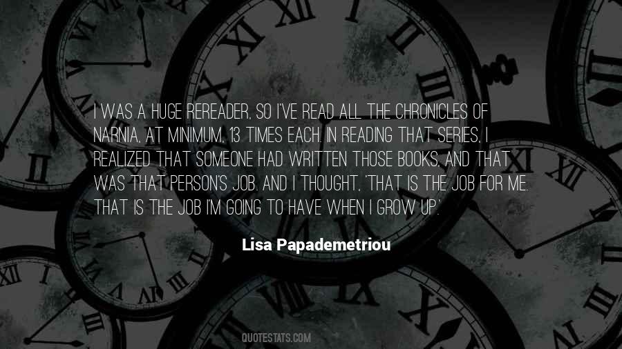 Lisa Papademetriou Quotes #106057
