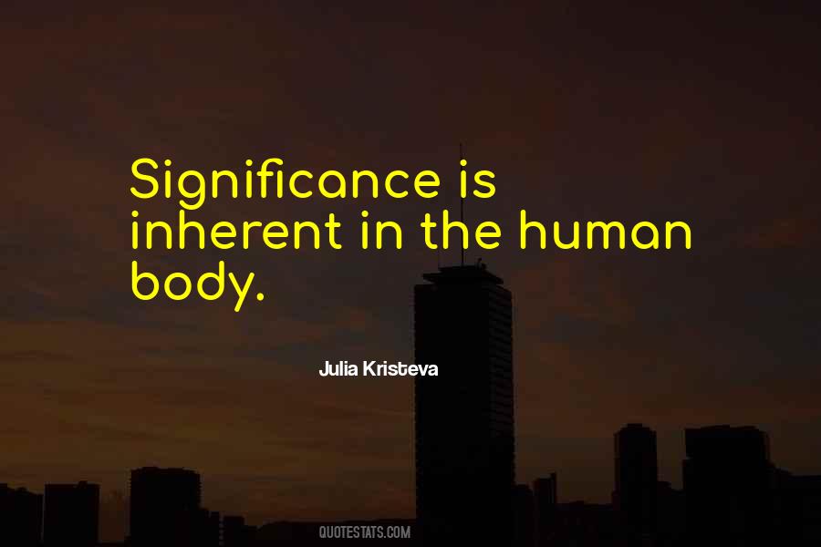 Quotes About Human Significance #1776409