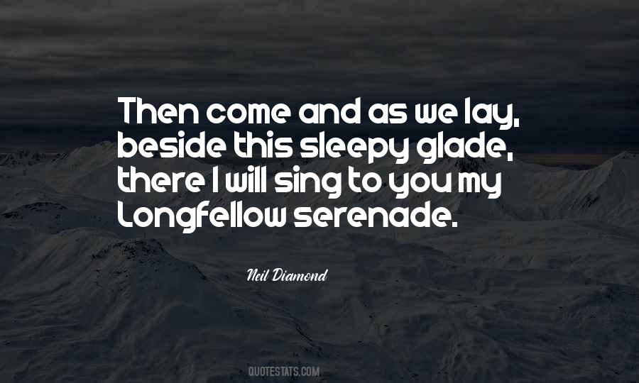 Quotes About Serenade #1352112