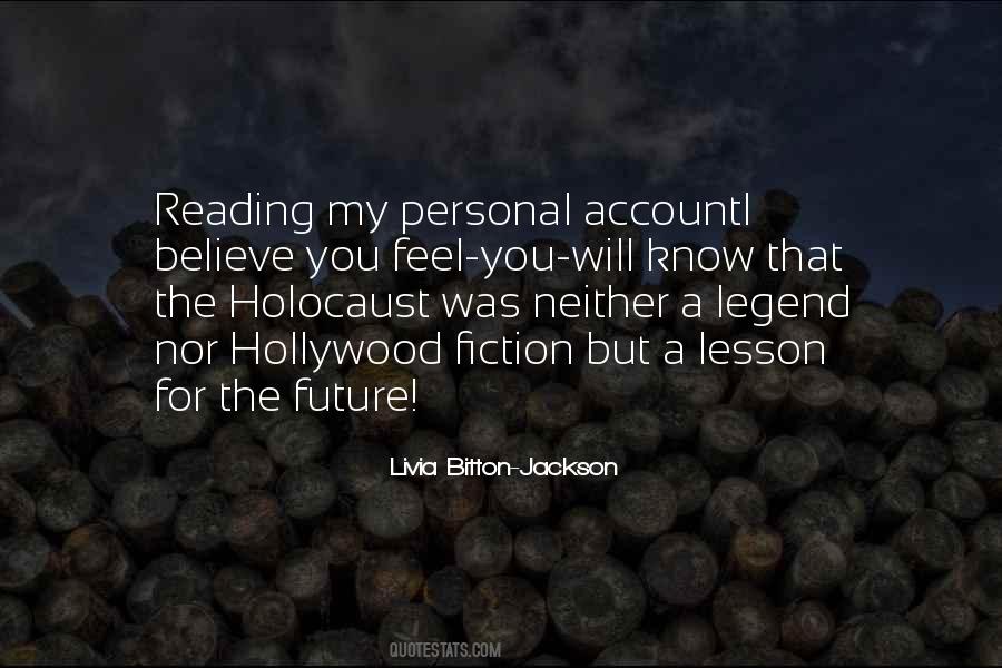 Livia Bitton Jackson Quotes #1057065