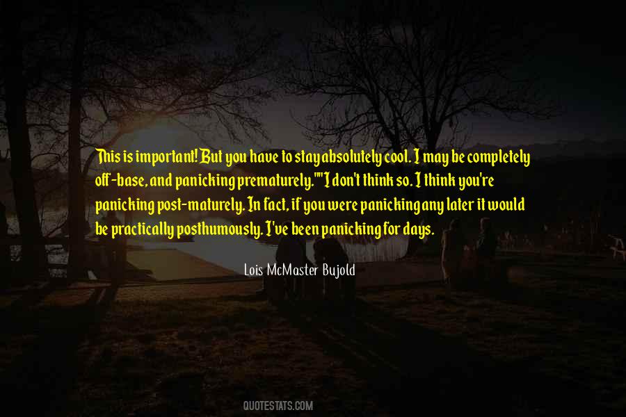 Lois Mcmaster Bujold Quotes #344822