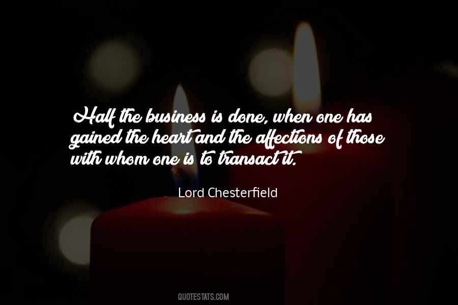 Lord Chesterfield Quotes #152458