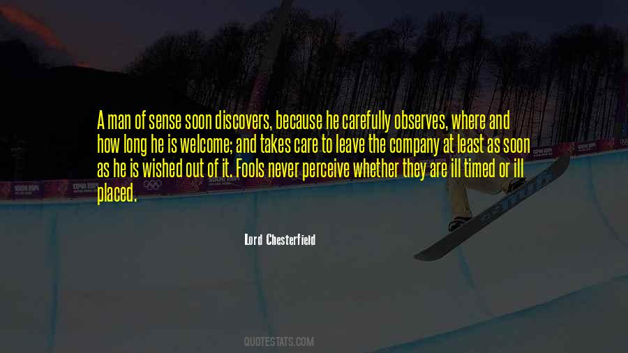 Lord Chesterfield Quotes #160711