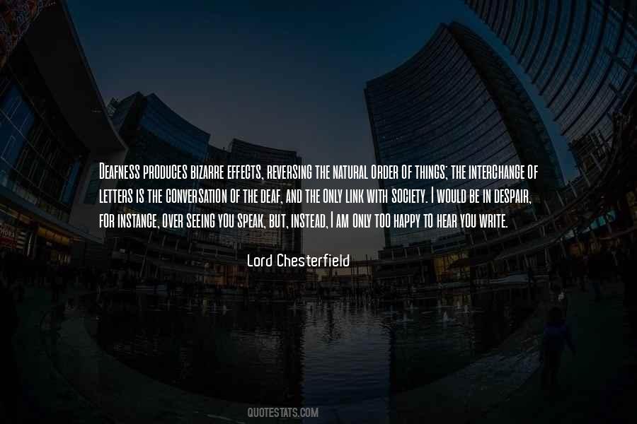 Lord Chesterfield Quotes #286792