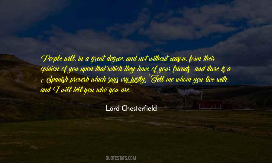 Lord Chesterfield Quotes #486497