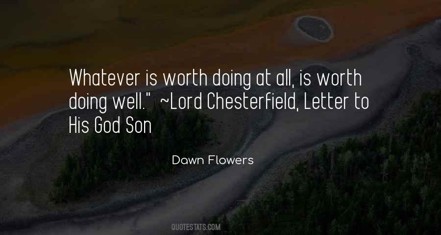 Lord Chesterfield Quotes #57260