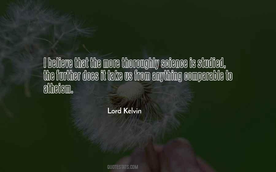 Lord Kelvin Quotes #297943