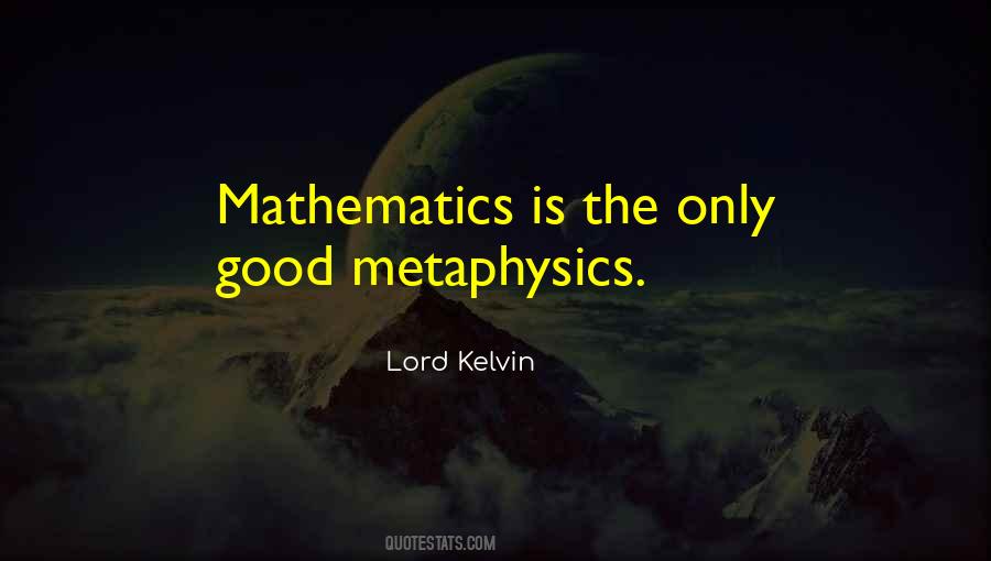 Lord Kelvin Quotes #515764