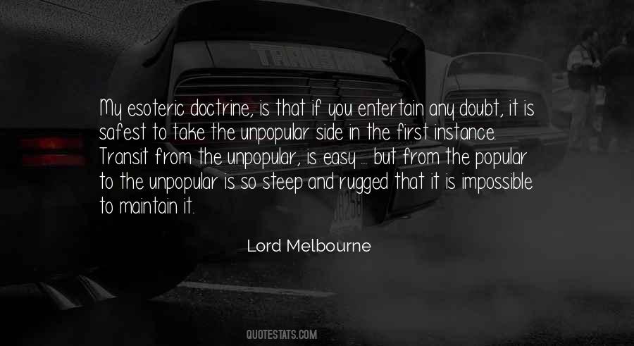 Lord Melbourne Quotes #538156