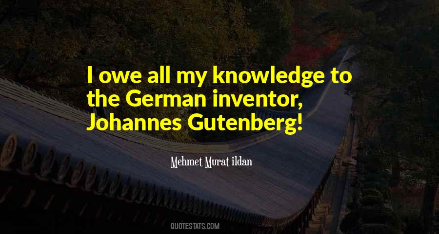 Quotes About Gutenberg #1821263