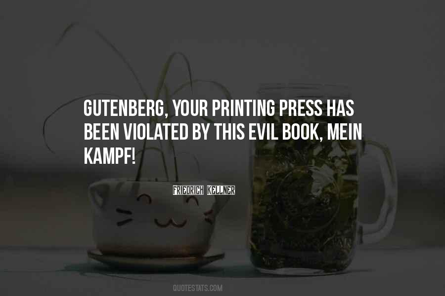 Quotes About Gutenberg #296208