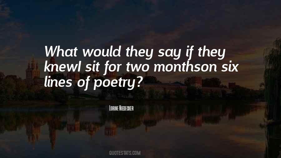 Lorine Niedecker Quotes #587248