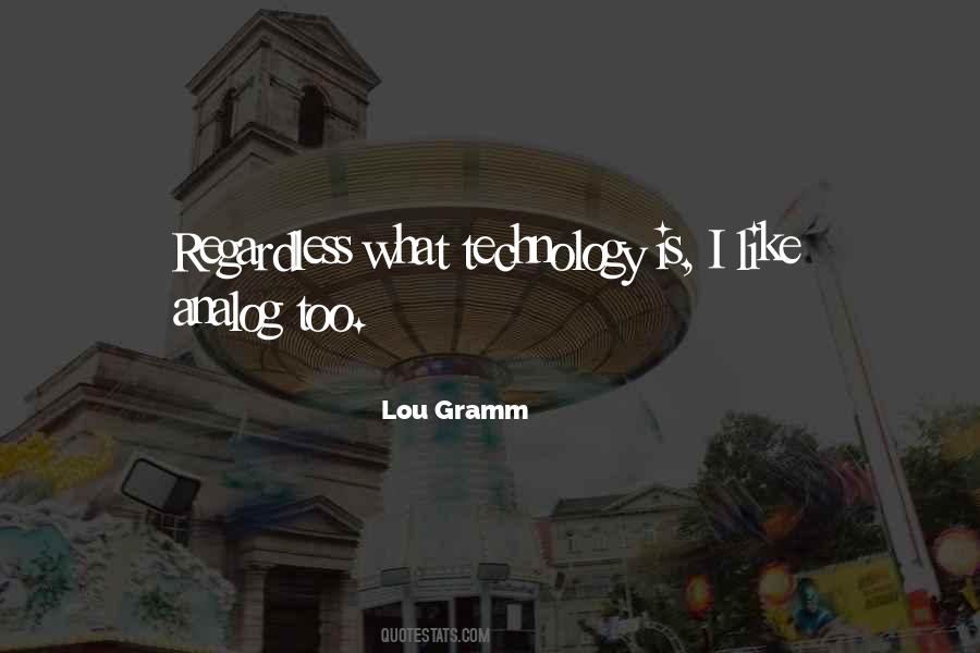 Lou Gramm Quotes #152457