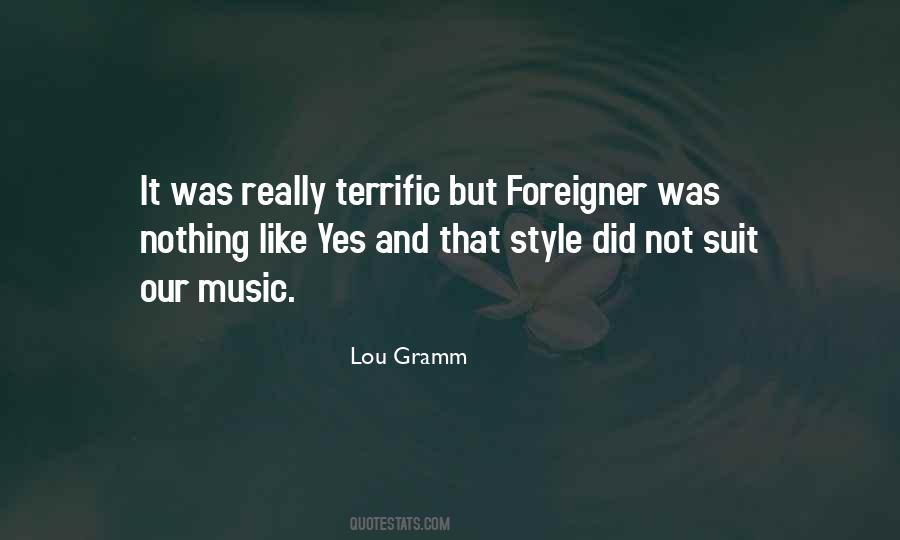 Lou Gramm Quotes #1538487