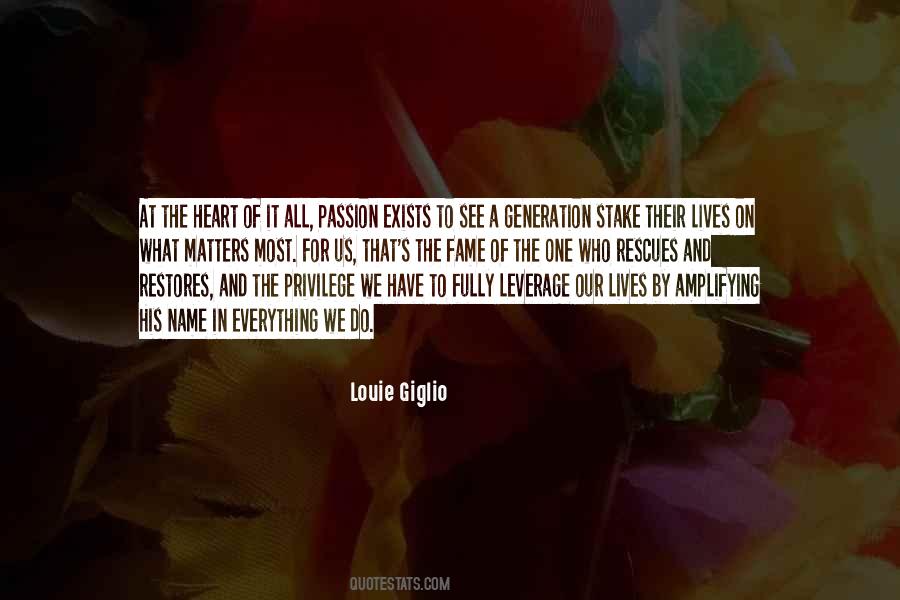 Louie Giglio Quotes #905162