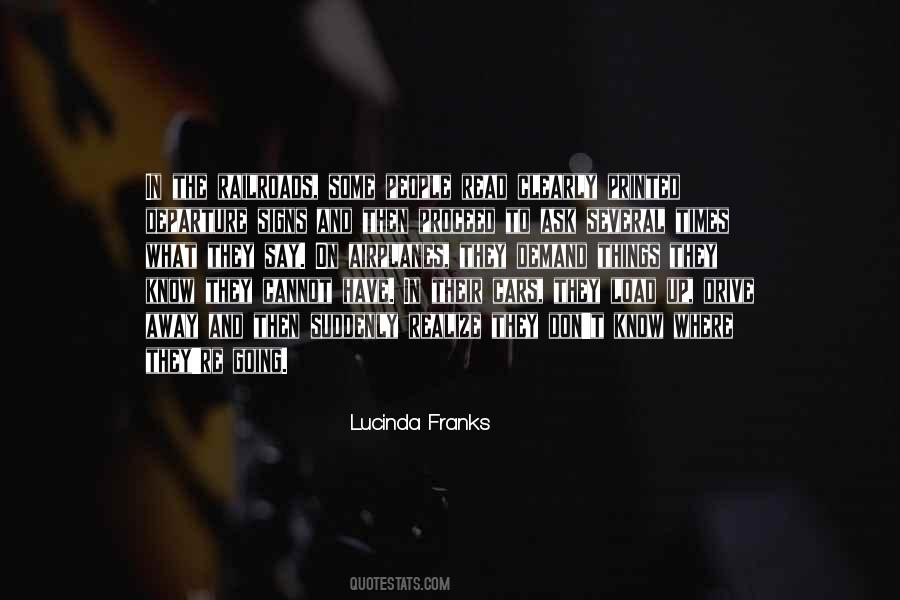 Lucinda Franks Quotes #1843770