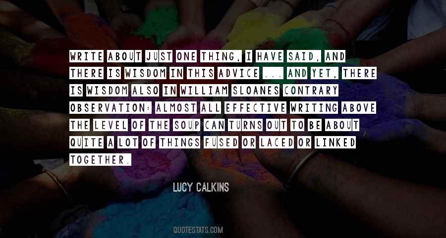 Lucy Calkins Quotes #1823031