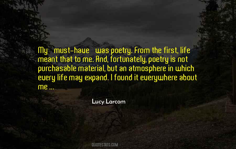 Lucy Larcom Quotes #172434