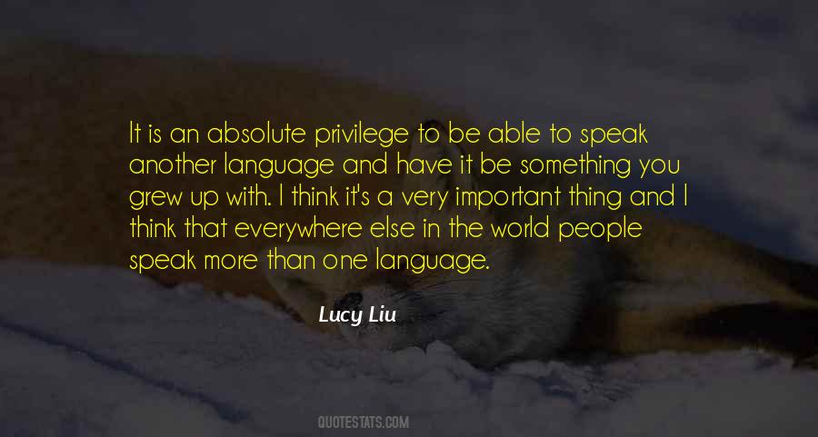 Lucy Liu Quotes #1012104