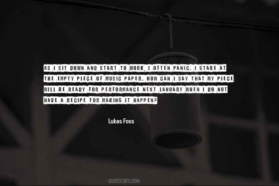 Lukas Foss Quotes #630396