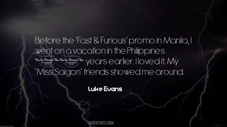 Luke Evans Quotes #216145
