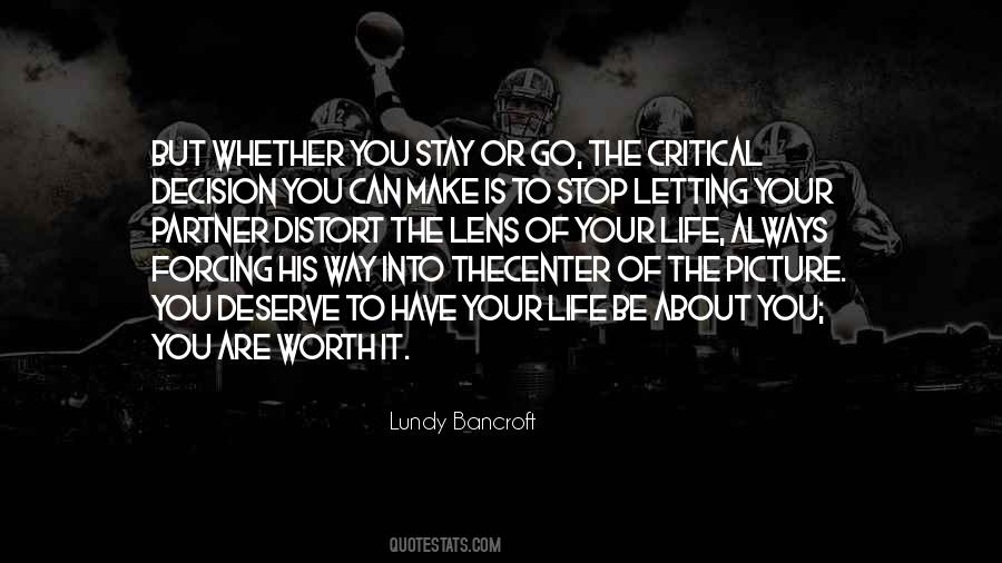 Lundy Bancroft Quotes #1473124