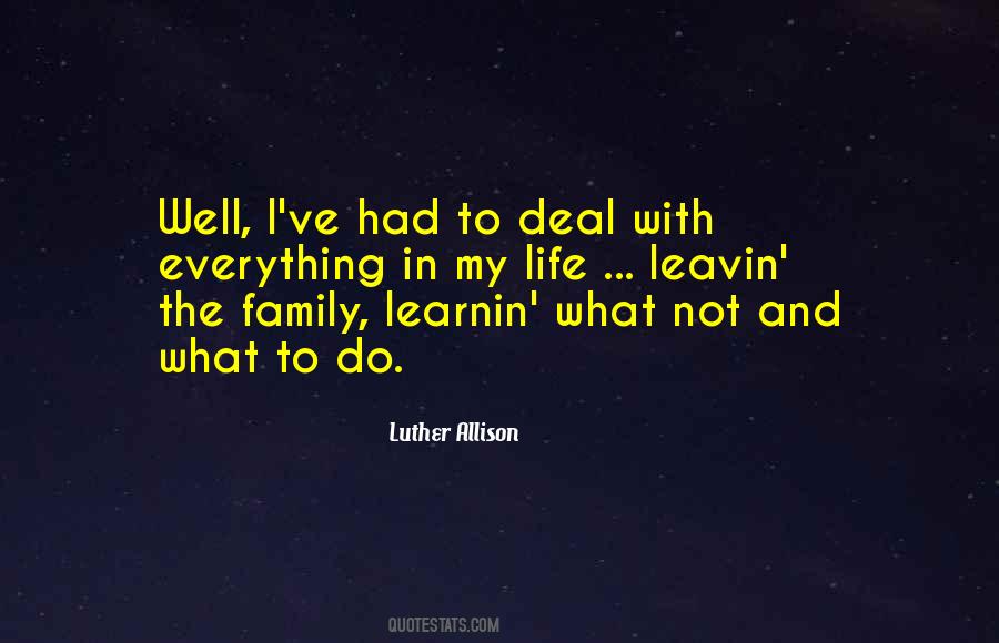 Luther Allison Quotes #869854