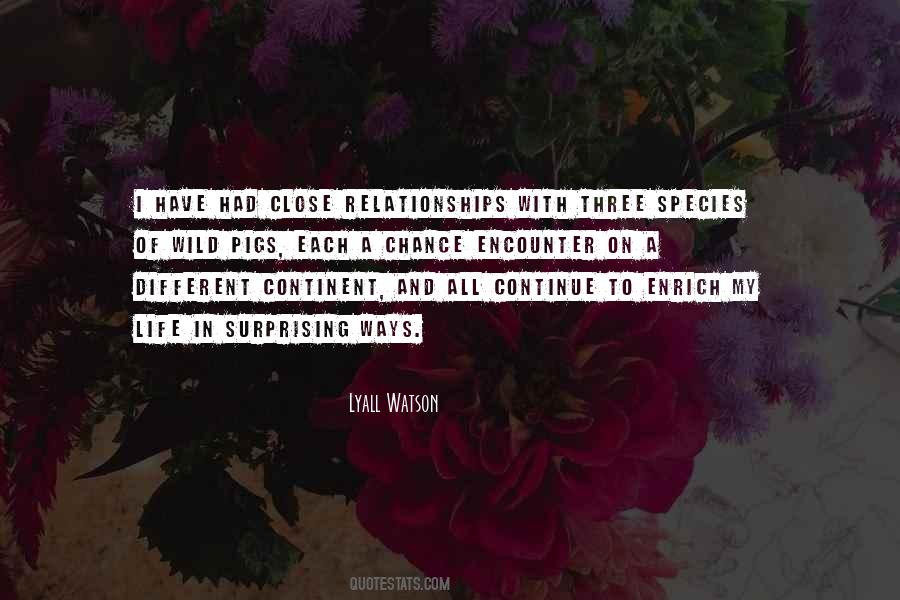 Lyall Watson Quotes #1306510