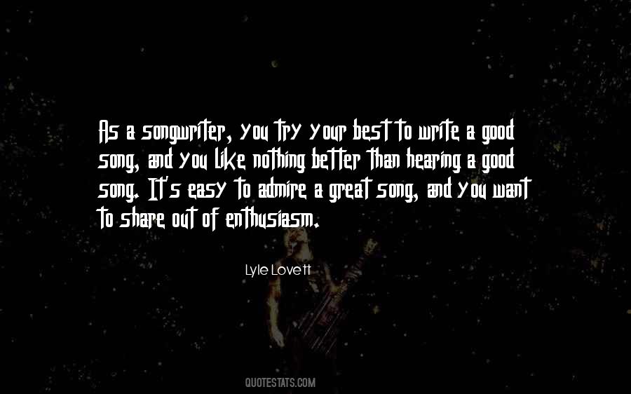 Lyle Lovett Quotes #38700