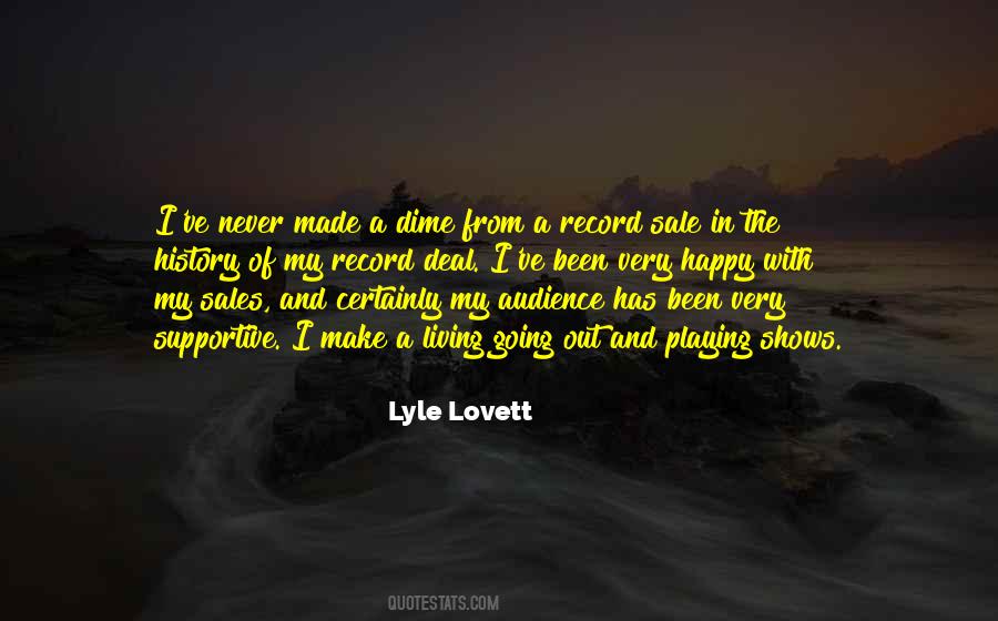 Lyle Lovett Quotes #535449