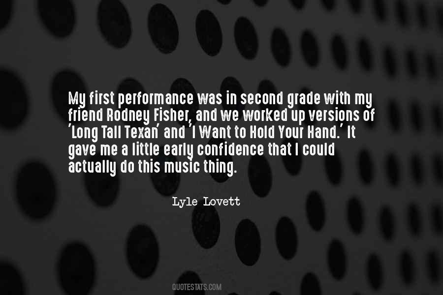 Lyle Lovett Quotes #680060