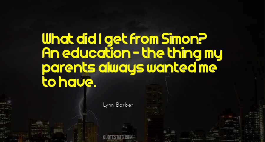 Lynn Barber Quotes #887329