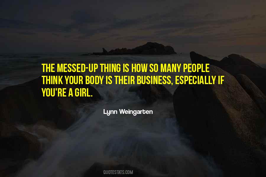 Lynn Weingarten Quotes #1598818
