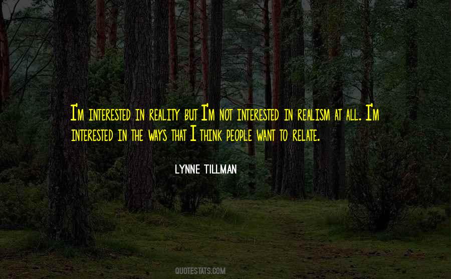 Lynne Tillman Quotes #394778
