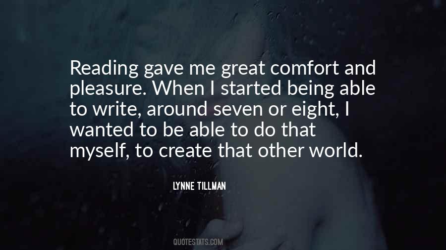 Lynne Tillman Quotes #938339