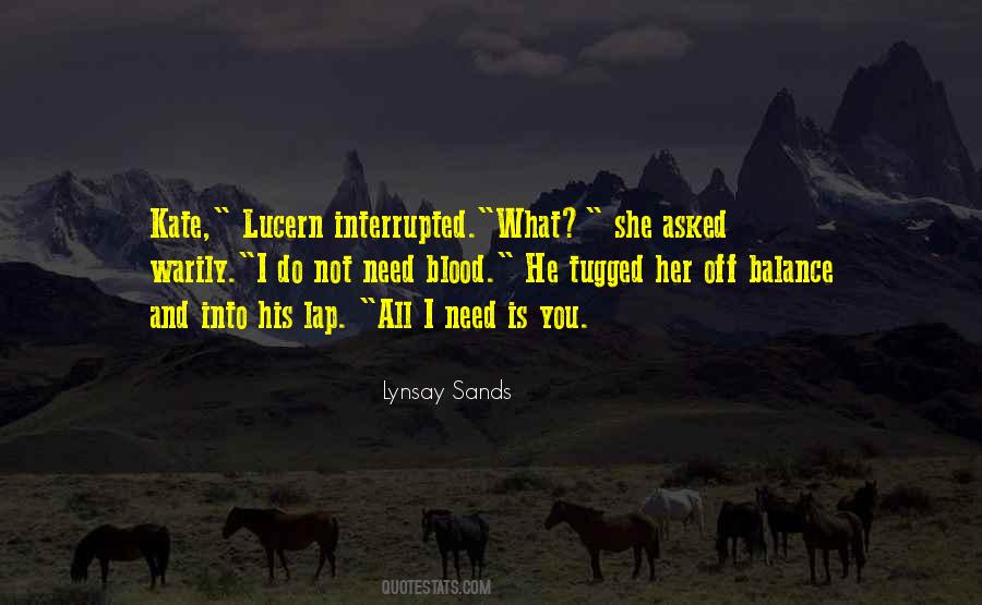 Lynsay Sands Quotes #811712