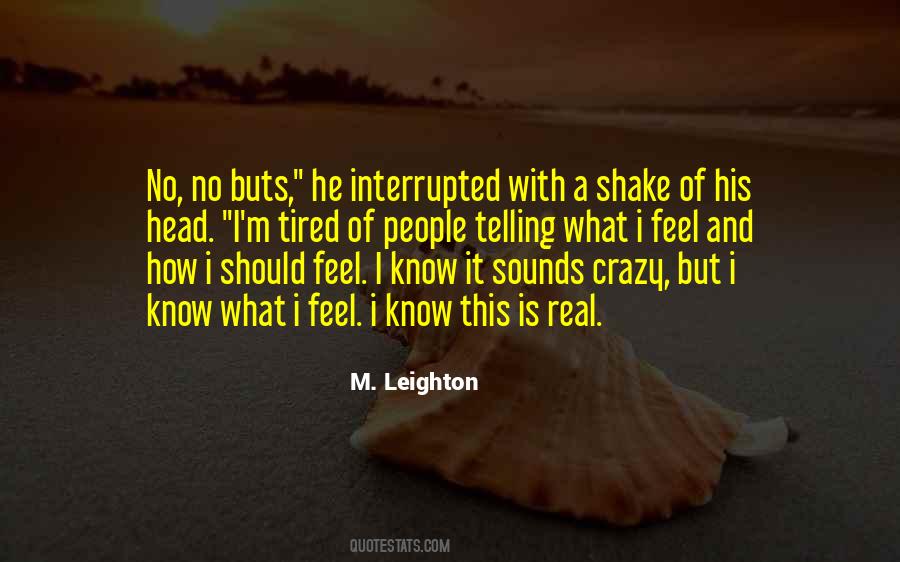 M Leighton Quotes #322471