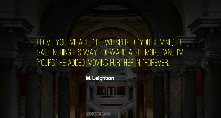 M Leighton Quotes #409735