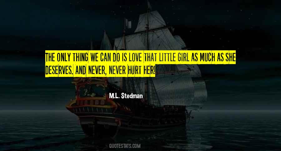 M.l. Stedman Quotes #1665098