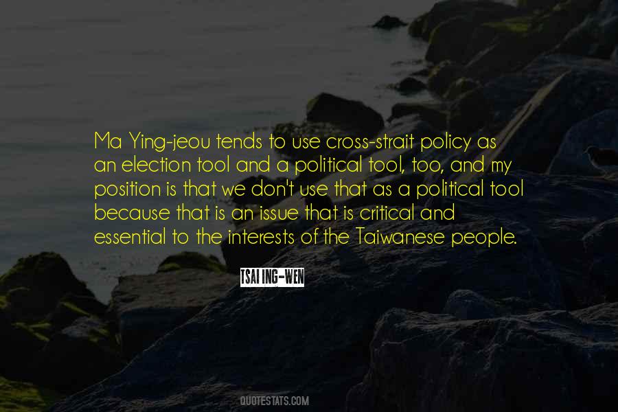 Ma Ying Jeou Quotes #1849515