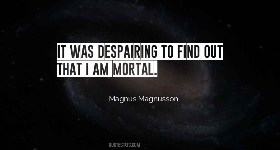 Magnus Magnusson Quotes #986840