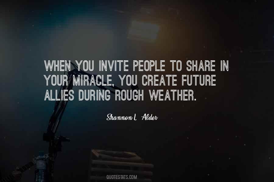 Quotes About Weather Friends #1606783
