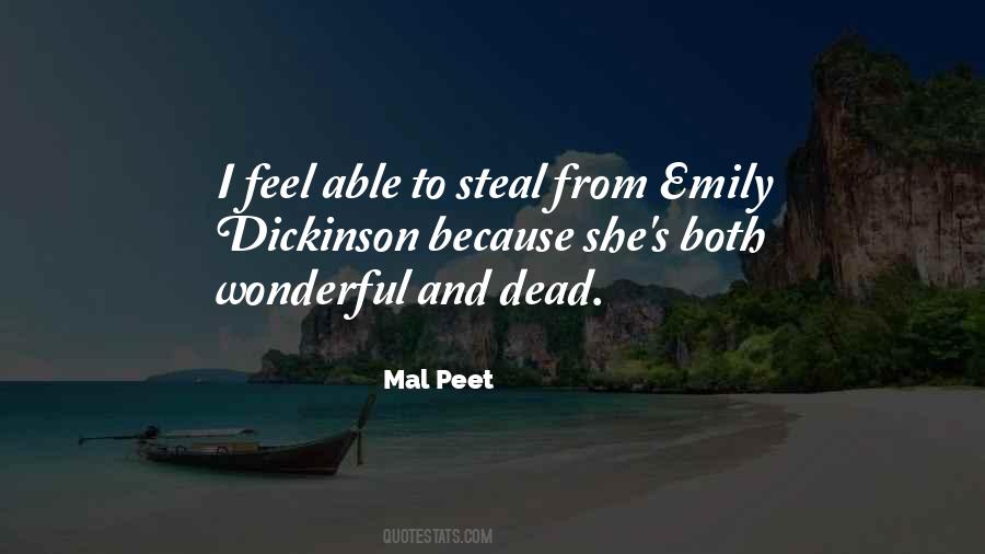 Mal Peet Quotes #1748532