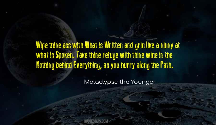 Malaclypse The Younger Quotes #1215157