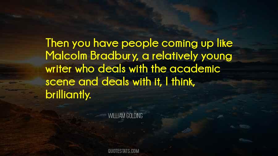 Malcolm Bradbury Quotes #1838801