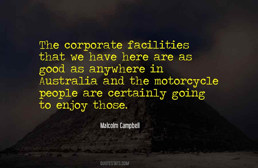 Malcolm Campbell Quotes #792256