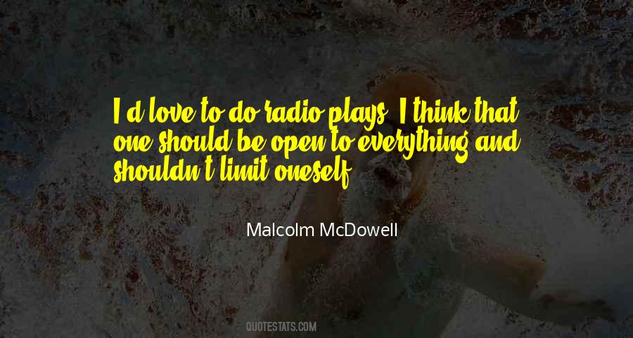 Malcolm Mcdowell Quotes #169552