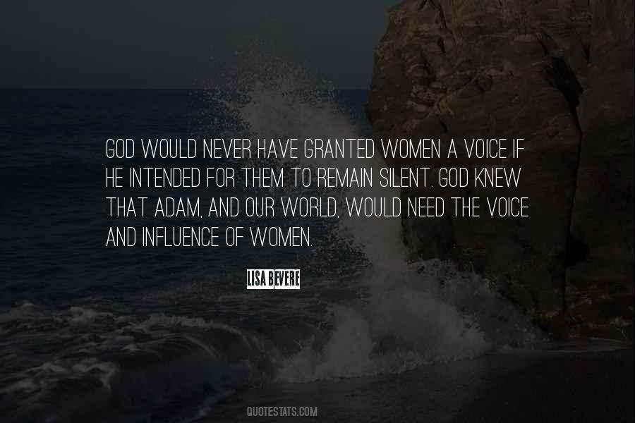 Quotes About Voice Of God #307192