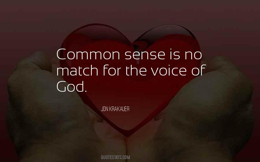 Quotes About Voice Of God #348818